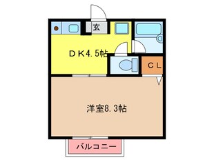 サンセット三苫の物件間取画像